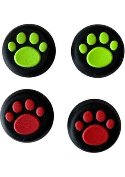 Desenli Ps4 Ps5 Xbox Analog Koruyucu 4lü Paket