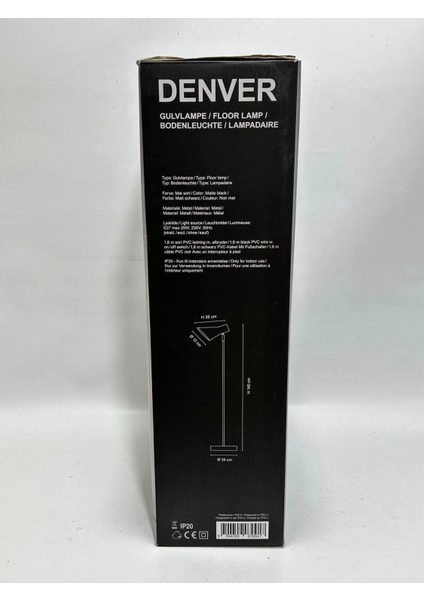 Denver 7091 Modern Zemin Lambası fırsatları