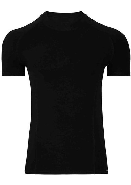 Siyah Modal Y. Yaka Kısa Kol Erkek T Shirt 2535 modelleri