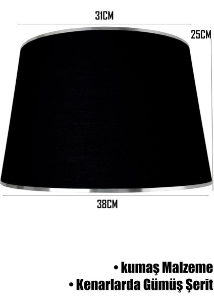 Siyah Gümüş Şeritli Lambader Şapkası modelleri