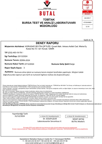 Edra Filtreli 5 Lt Erken Hasat Soğuk Sıkım Zeytinyaği - Ilk Hasat fiyatları