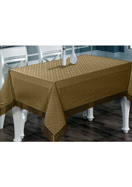 L.v Vuitton Masa Örtüsü 160*220 cm "brode Güpürlü" Kdk Iplik Özel Jakar Dokuma Dertsiz Leke Tutmaz Özel Kutulu