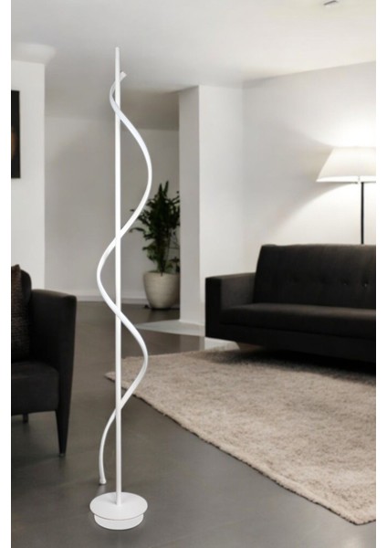 Violet Modern Tasarım Beyaz Renk Gün Işığı Ledli Salon - Yatak Odası LED Lambader