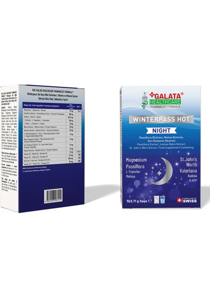 Wınterpass Hot Nıght Magnezyum,pasiflora 5htp Içeren 7 Şase