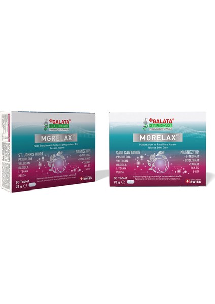 Mgrelax Magnezyum L-Theronat ,pasiflora 30 Tb