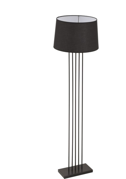 Mızrak Siyah Lambader Siyah Başlık, Modern 5'li Mızrak Metal Lambader