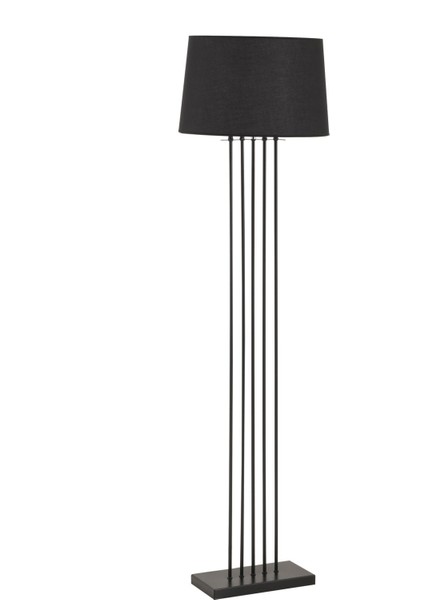 Mızrak Siyah Lambader Siyah Başlık, Modern 5'li Mızrak Metal Lambader