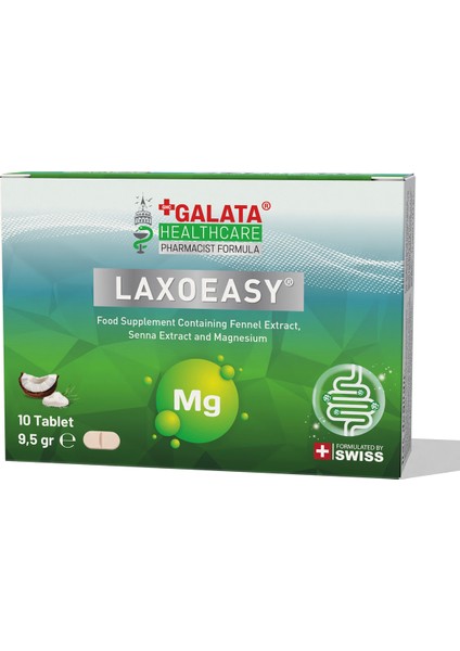 Laxoeasy Magnezyum,sinameki 10 Tablet