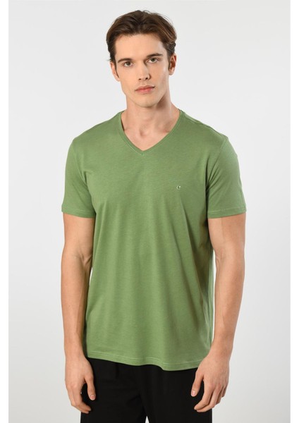 Erkek 2192/YEŞIL Kısa Kollu Modal Pijama Takımı