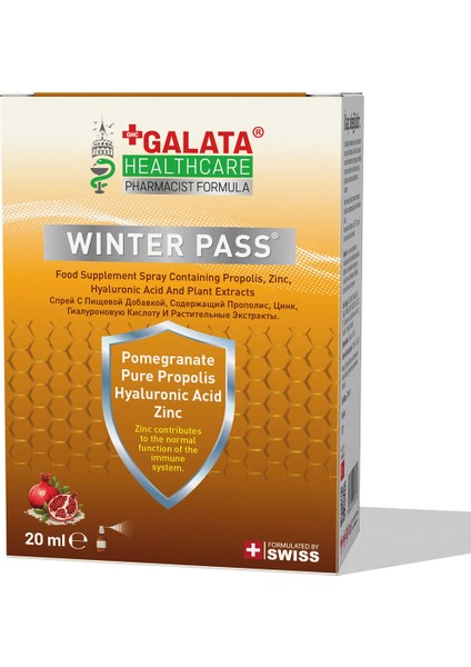 Winterpass Propolis Çinko Spray 20ml