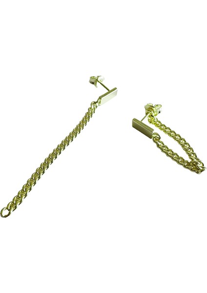 Sallantılı 2 Yönlü Kullanılabilen Gümüş Küpe MS3198, 925 Ayar Gümüş, Ithal Ürün