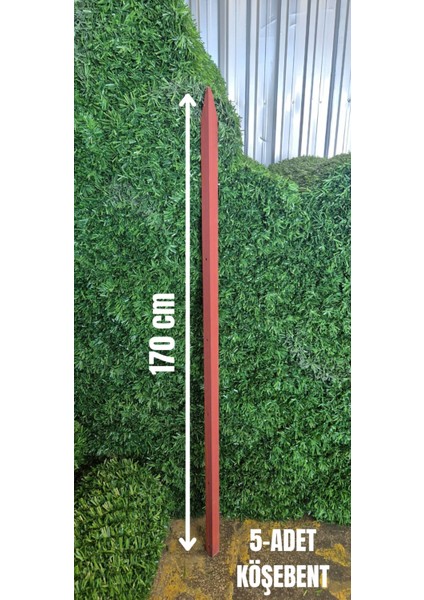 Köşebent Demir Kazık Sivri Antipaslı - ( 40 x 40 ) - 3 mm 200 cm Yükseklik ( 5 Adet )