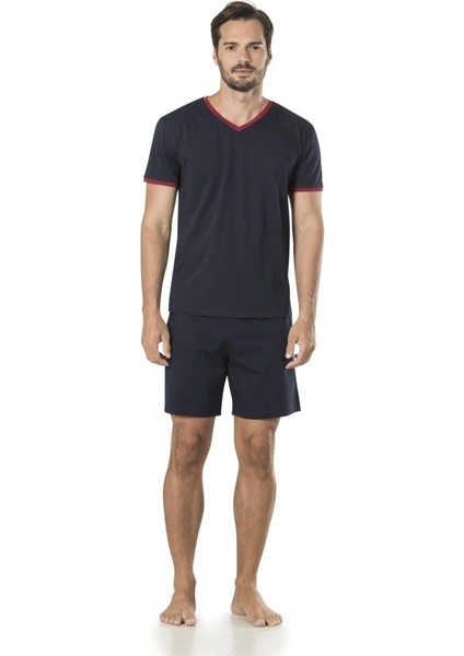 5595 5'li Röpteşambır Pijama Seti Lacivert modelleri