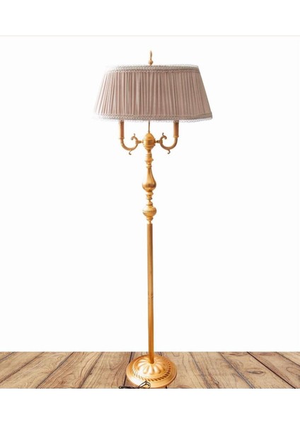 Ottoman Lambader Altın Ayak Vizon Şapka 170 cm .