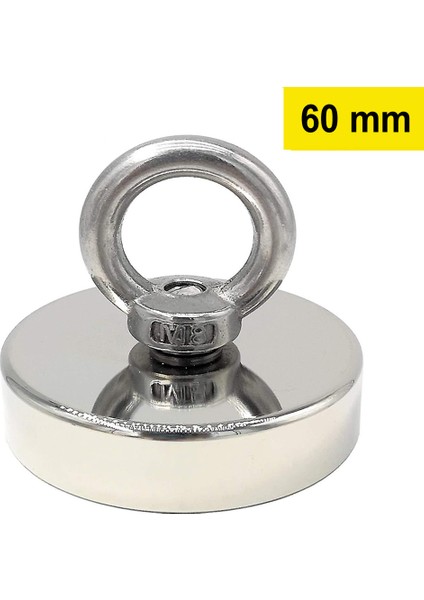 60 mm Neodyum Pot Magnet Fishing Çok Güçlü Kurtarma Mıknatısı Manyetik Balıkçılık Kancası modelleri
