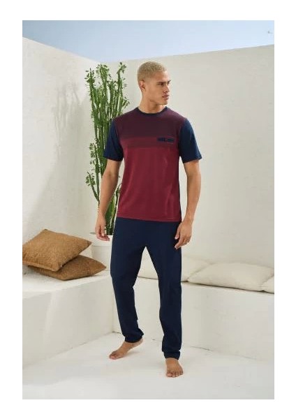 Erkek 2094 Erkek O Yaka Pijama Takım