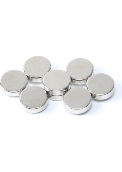10 Adet Yuvarlak, Neodyum Mıknatıs, 10X3 Mm, Süper Güçlü Magnet