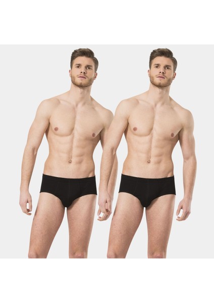 Erkek Ribana Kom Slip (2'li Paket) 155/SIYAH