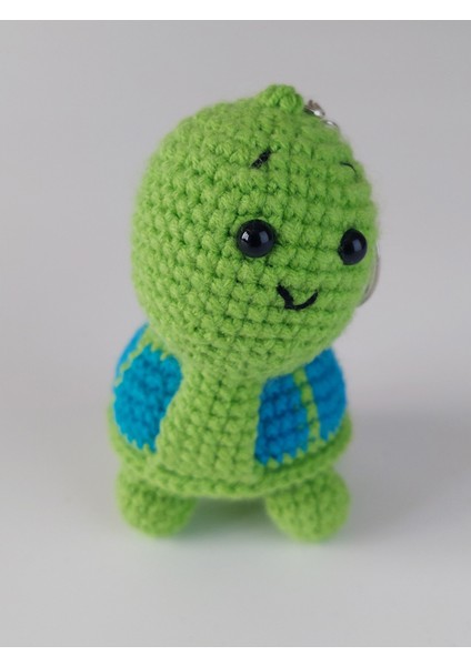 Amigurumi Kaplumbağa Anahtarlık - Yeşil