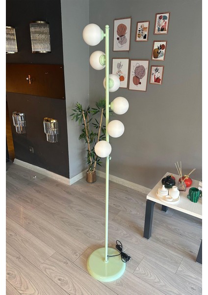 Mint Lambader Modern Dekoratif Metal Oturma Odası Çalışma Odası Zemin Lambası fiyatları