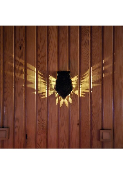 Baykuş Gece Lambası LED Işıklı 12V Pilli