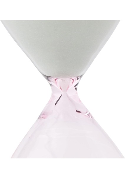 Cam Kum Saati 15 Dakika Dekoratif Gri Pembe 19 cm fiyatları