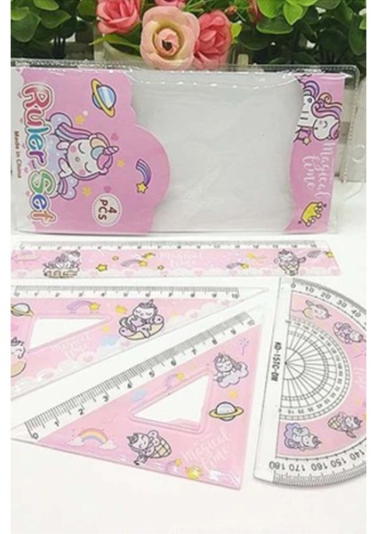 Cetvel Seti Karakterli Cetvel Seti Okul Arkadaşınız Cetvel Seti