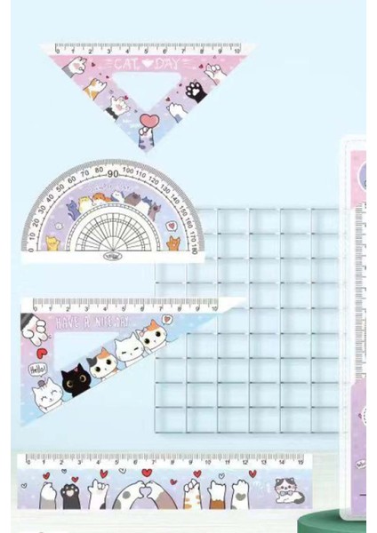 Cetvel Seti Karakterli Cetvel Seti Okul Arkadaşınız Cetvel Seti fiyatları