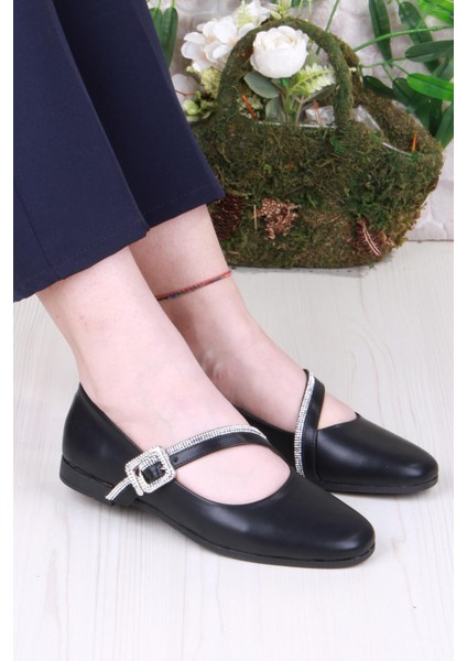 01-624 Soft Toka Detaylı Rahat Kadın Babet