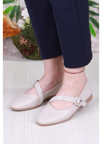 01-624 Soft Toka Detaylı Rahat Kadın Babet