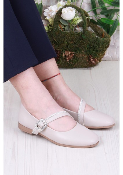 01-624 Soft Toka Detaylı Rahat Kadın Babet