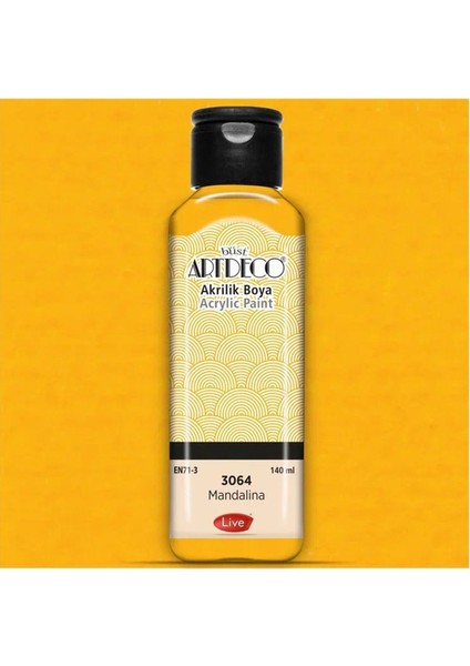 Akrilik Boya 140ML Mandalina 3664