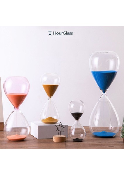 Dekoratif Cam Kum Saati Küçük Boy 30 Dk, Krem, 16 x 5 fiyatları