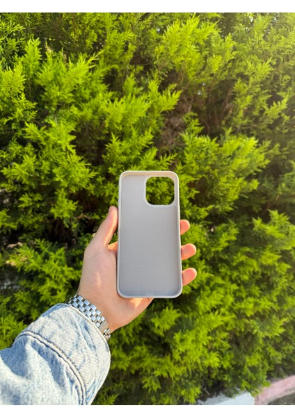 Apple iPhone 14 Pro Max Gri Lansman Uyumlu Içi Kadife Silikon Kılıf fiyatları