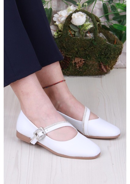 01-624 Soft Toka Detaylı Rahat Kadın Babet