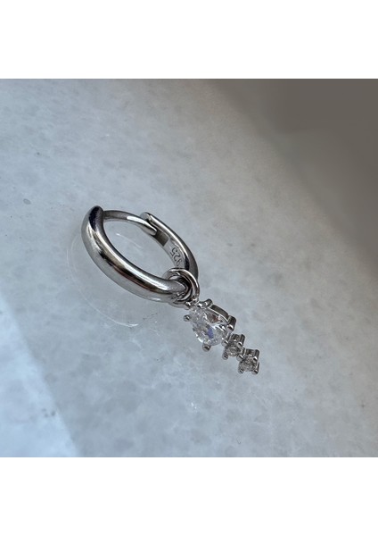 Sallantılı Gümüş Küpe MS3190, 925 Ayar Gümüş, Ithal Ürün modelleri