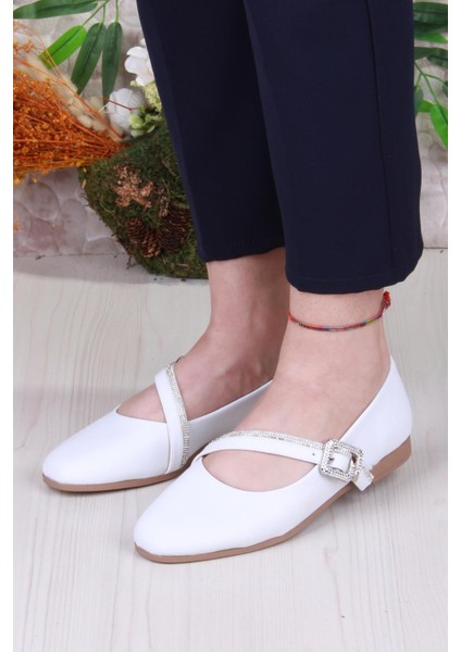 01-624 Soft Toka Detaylı Rahat Kadın Babet