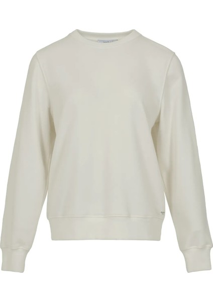 Basic Pamuklu Bisiklet Yaka Erkek Sweatshirt