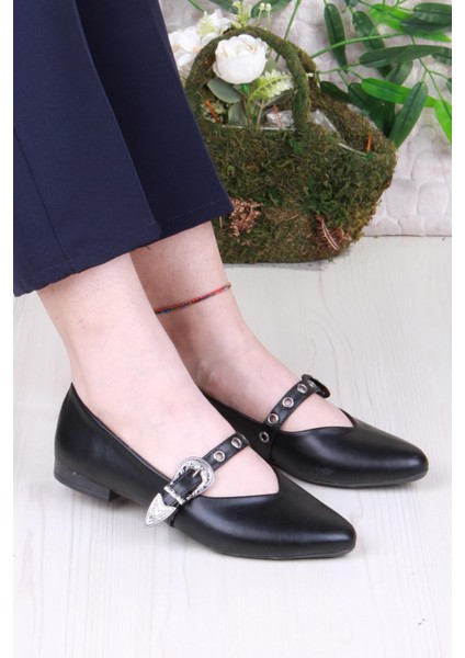 01-620 Soft Toka Detaylı Rahat Kadın Babet