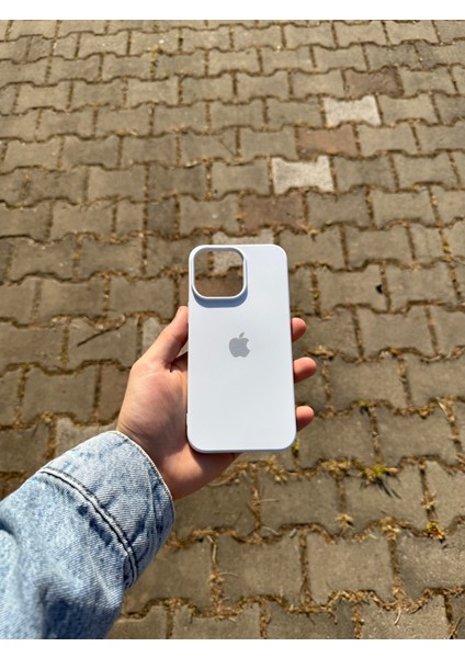 Apple iPhone 14 Pro Max Beyaz Lansman Uyumlu Içi Kadife Silikon Kılıf modelleri