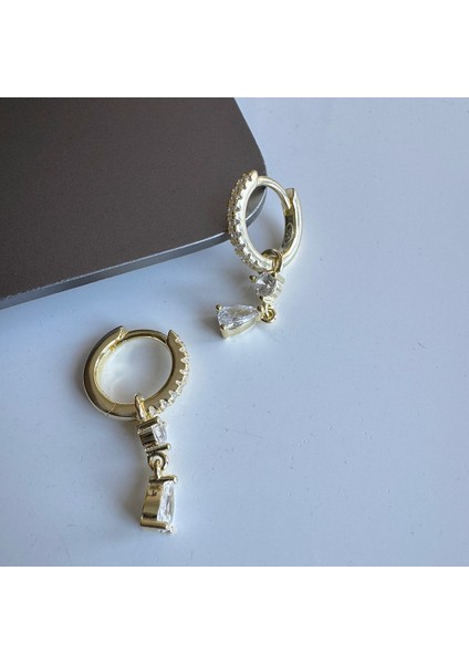 Sallantılı Gümüş Küpe MS3187, 925 Ayar Gümüş, Ithal Ürün