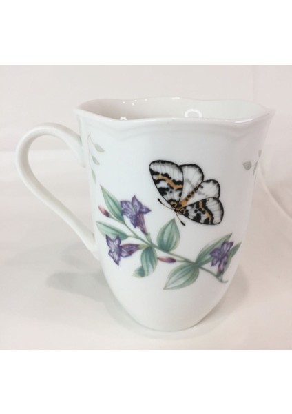Lenox Kahve Fincanı 12OZ Kelebek Çayır Kupası 1 Parça