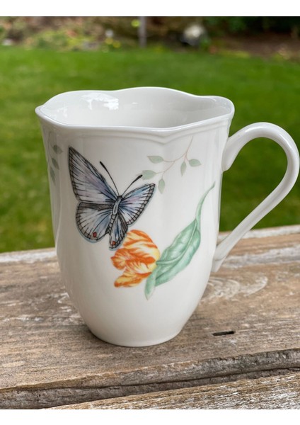 Lenox Kahve Fincanı 12OZ Kelebek Çayır Kupası 1 Parça
