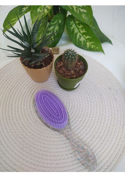 Çocuk Saç Fırçası Simli Aynalı Fırça Aynalı Tarak