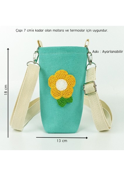0,5 Litrelik Matara Kılıfı Su Şişesi Taşıma Çantası Water Bottle Bag