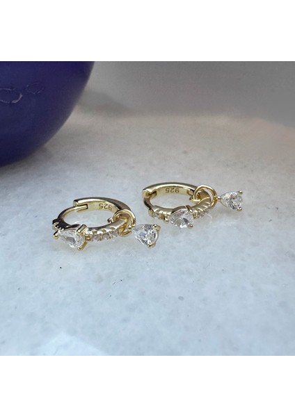 Sallantılı Gümüş Küpe MS3189, 925 Ayar Gümüş, Ithal Ürün