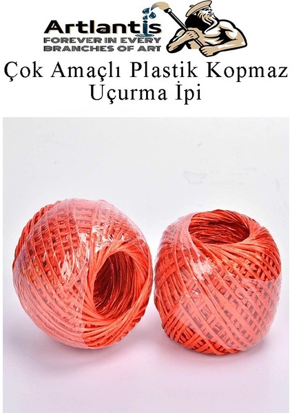 Çok Amaçlı Plastik Kopmaz Uçurtma Ipi Çamaşır Ipi 5 Adet Renkli 250 Metre Naylon Ip Çırpı Ipi Çizim Inşaat Duvar Ipi