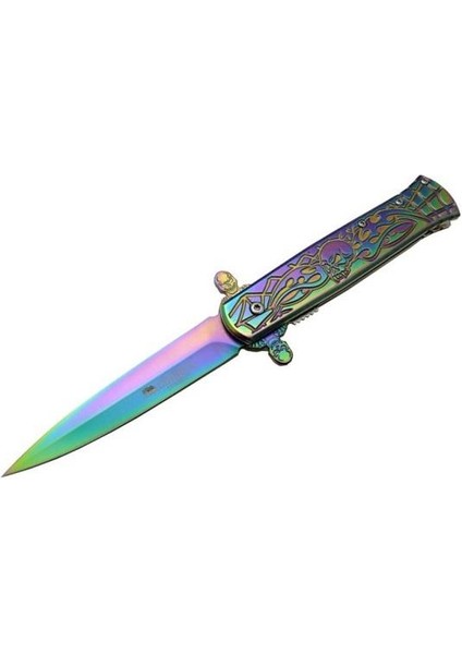 Sibirya Skull Rainbow Çakı