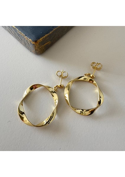 Sallantılı Gümüş Küpe MS3180, 925 Ayar Gümüş, Ithal Ürün