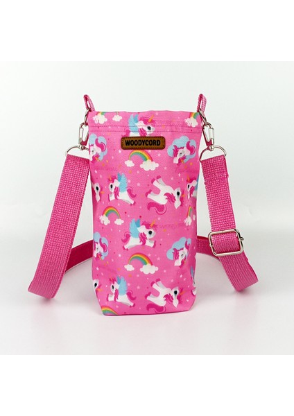 1 Litrelik Unicorn ve Gökkuşağı Desenli Matara ve Termos Kılıfı - Büyülü Dünyayı Yanınızda Taşıyın!